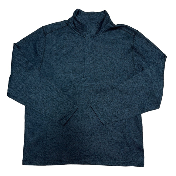 Johnston & Murphy Other - Men's Johnston & Murphy Blue Grey Quarter Zip Sweater, Size XXL